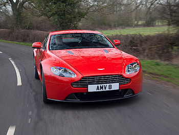 Auto, Aston Martin, Cars, Asphalt, Front View, V8, Vantage, 2012 HD wallpaper