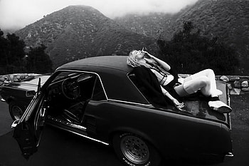Smoke on a Car, smoke, hot, girl, car HD wallpaper
