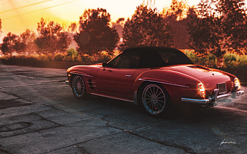 Cars, Car, Machine, Side View, Retro HD wallpaper