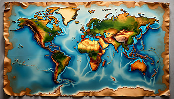 Vibrant World Map - Stunning Ultra, world map, geography HD wallpaper