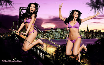 Celebrity, Kim Kardashian HD wallpaper