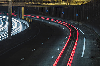 Light, Cities, Shine, Road, Turn, Markup HD wallpaper