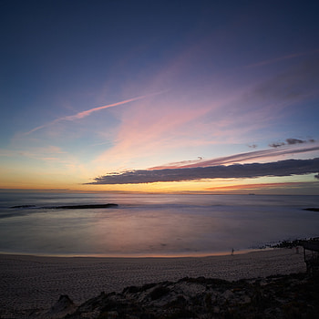 Nature, Sunset, Sky, Sea, Twilight, Clouds, Horizon, Dusk HD phone wallpaper