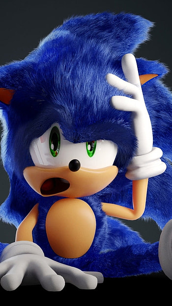 Sonic, Funny Look HD phone wallpaper
