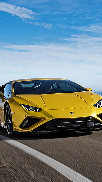 Lamborghini Hexagon, Yellow HD phone wallpaper