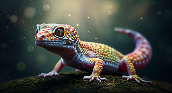Vibrant Gecko in Stunning Ultra, gecko, Animal, reptile, colorful, Wildlife HD wallpaper