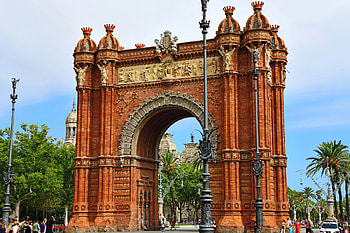 Arco de Triumfo, Barcelona, Spain, triumph, spain, monument, arch HD wallpaper