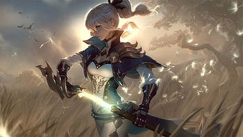 Jean Genshin Impact, Gentle elegance, Anemo Archon, Graceful warrior HD wallpaper