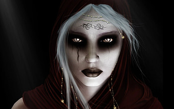 Artistic dark fantasy, Gothic ambiance, Atmospheric , Mythical creatures HD wallpaper