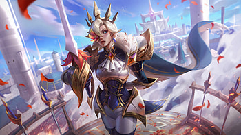 Battle Queen Fiora Skin LoL Splash Art, Video Game, League Of Legends, Fiora (League Of Legends) HD wallpaper