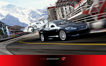 Jaguar XF, video game, Forza Motorsport 4 HD wallpaper