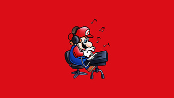 Super Mario Paint — Musical Maestro, Super Mario HD wallpaper