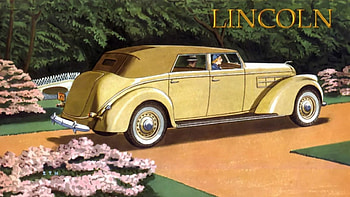 1937 Lincoln LeBaron Convertible, 1937 Lincoln, 1937 Lincoln , Lincoln , 1937 Lincoln LeBaron Convertible HD wallpaper