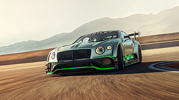 Bentley Continental GT3, 2018 edition, Motion blur effect, High definition ry HD wallpaper