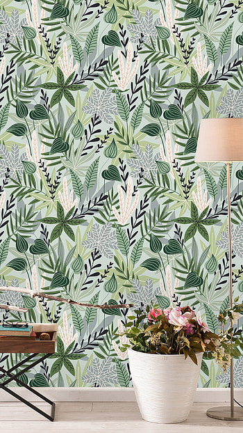 Peel And Stick Amazon, Botanical Pattern, peel and stick amazon HD phone wallpaper