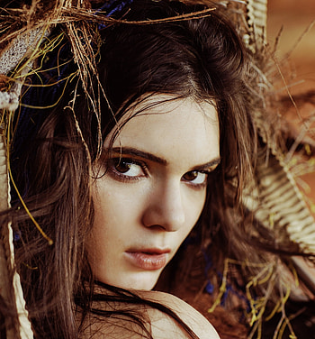 Face, close up, Kendall Jenner HD phone wallpaper