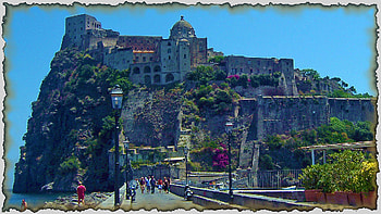 Green Island - Ischia, sea, island, ischia, italy, relax, castle, tourism HD wallpaper