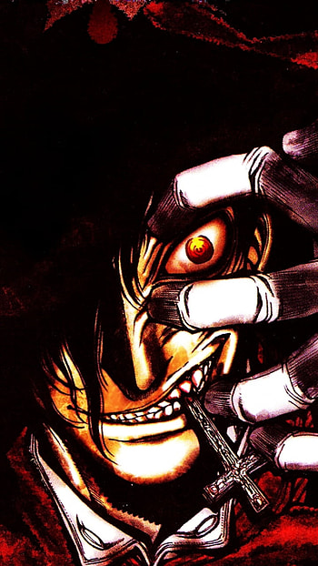 Alucard’s Dark Grin – Hellsing Anime , Alucard (Hellsing), Anime, Hellsing HD phone wallpaper