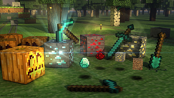 Minecraft game, , Stunning ry, Digital artwork HD wallpaper