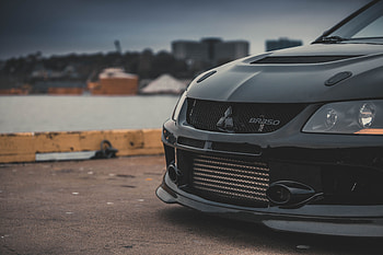 Cars, Mitsubishi, Front View, Headlight, Bumper HD wallpaper