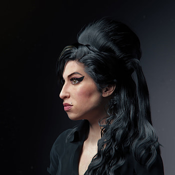 Amy Winehouse, Hadi Karimi art, Captivating portrayal, Iconic singer HD phone wallpaper