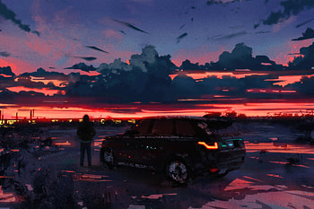 Lost Somewhere, alone, artist, artwork, digital-art, artstation HD wallpaper