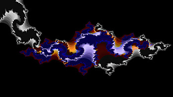 Colorful Merging Dragon Fractal, Abstract, fractal HD wallpaper