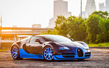 Blue and black stunning car HD wallpaper