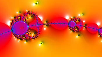 Trippy Psychedelic Fractal, trippy, psychedelic, orange (Color), Abstract, fractal HD wallpaper