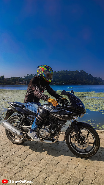 Pulsar 220F, pulsar 220, nature, sportsbike, jammu, kashmir, bike HD phone wallpaper