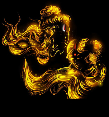 Mahakal and parvati, heat, hair HD phone wallpaper