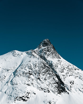 Glacier, summit, mountain HD phone wallpaper