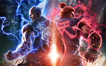 Tekken 7 - Heihachi vs Akuma, akuma, capcom, video games, 3D, tekken, heihachi HD wallpaper