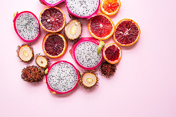 Food, Citrus, Exotic Fruit, Exotic Fruits, Pitaya, Rambutan HD wallpaper