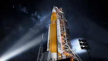 NASA Space Launch System, Orion spacecraft, Space exploration, Cutting-edge technology HD wallpaper