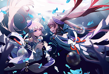 Genshin Impact : Sangonomiya Kokomi & Hu Tao Epic Duel, Sangonomiya Kokomi, Hu Tao, video game, Genshin Impact HD wallpaper