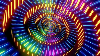 Abstract, Glow, Twisting, Torsion HD wallpaper