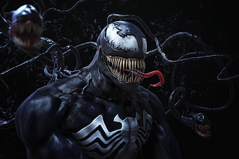 Venom Digital Artwork , venom, digital-art, artwork, art, venom-movie, supervillain, artstation HD wallpaper