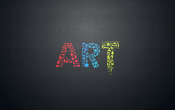 Art, Vector, Minimalism, Inscription, Letters, Creative HD wallpaper