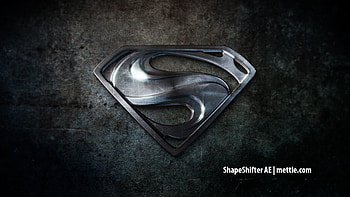 For Black Black Superman Logo HD wallpaper