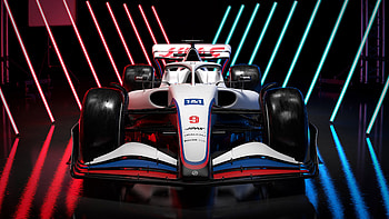 Haas, red, pirelli, blue, formula_one, white, f1 HD wallpaper