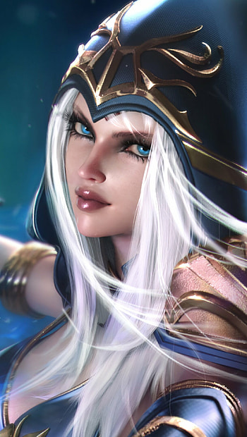 Ashe, League of Legends HD phone wallpaper