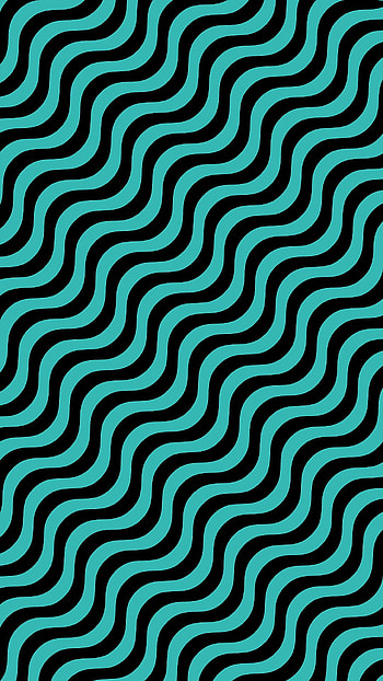 Waves, oppo, black, , cyan HD phone wallpaper