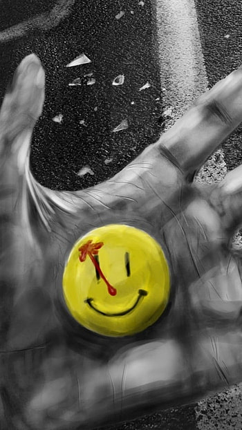 Smile Wale, Black And White, Background HD phone wallpaper