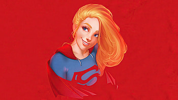Supergirl, pretty girl, portrait, minimal HD wallpaper