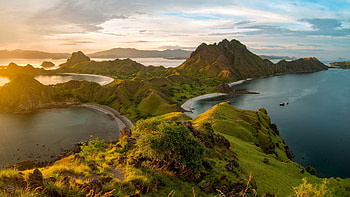 Komodo Island, Padar Island, Island tour, National parks HD wallpaper