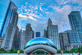 Cloud Gate, Chicago Sculpture HD wallpaper
