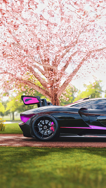 Sports, Races, Mclaren, Sakura, Cars, Sports Car, Side View, Mclaren Senna HD phone wallpaper