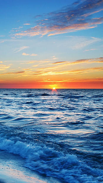 Evening sunset , Backgrounds HD phone wallpaper