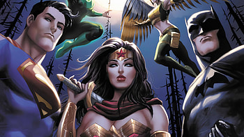 Trinity , superman, superheroes, digital-art, batman HD wallpaper